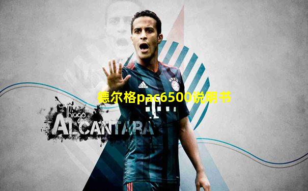 德尔格pac6500说明书