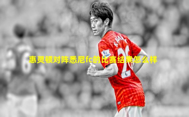惠灵顿对阵悉尼fc的比赛结果怎么样